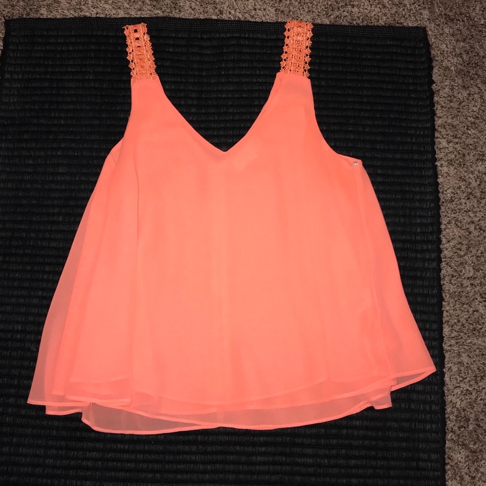 Coral tank top